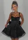 Spring Sexy Mesh Patchwork Off Shoulder Strapless Dress