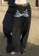 Women spring and autumn contrasting print Casual Denim Pants