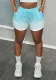 Women Spring/Summer Gradient Basic Sports Shorts