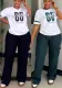 Women Casual Printed Short-sleeved Top and Cargo Pants Two-piece Set