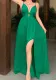 Summer Solid Color Women's Casual Strap Dress