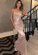 Women Fall Sexy Strapless Bodycon Dress