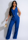 Women vest and vest two piece set