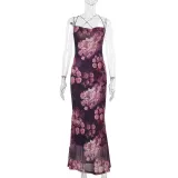 Women Sexy Bodycon Strapless Dress