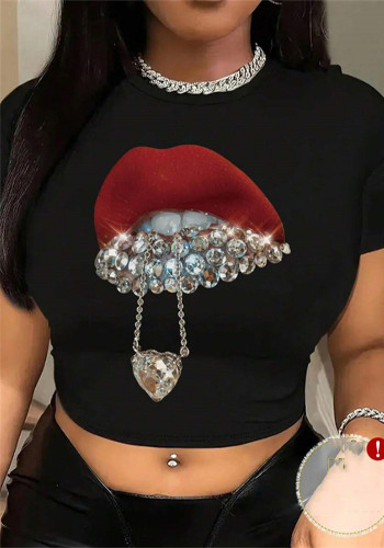 Women Summer Sexy Printed T-Shirt