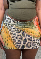 Women Leopard Print Sexy Skirt