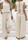 Summer Fashion Sleeveless Vest and Casual Pants Set