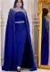Dubai Muslim Beaded Robe Dress Two Piece Set