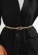 Women metal belt belt accessories gold body chain