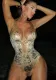 Women Sexy V Neck Backless Lace-up One-piece Swimwear