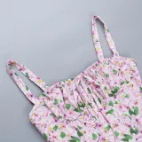 Women summer floral Strap Dress