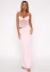 Women summer sexy Patchwork Mesh suspender backless bodycon dress
