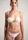 Women Solid Sexy Lace-Up Bikini Three-Piece Swimwear
