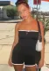 Women Summer Casual Solid off Shoulder Jumpsuit