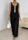 Women Sleeveless V-neck Top and Casual Pants Two-piece Set
