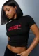 Summer Fashion Street Print Casual Crop Top