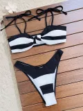 Contrast Color Bikini Sexy Two-Piece Swimsuit