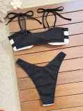 Contrast Color Bikini Sexy Two-Piece Swimsuit