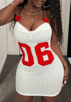 Halter Strapless Low-Back Mesh Dress