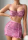 Women garter mesh See-Through  sexy lingerie