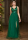 Women Spring Summer Split Sequin Strap Mesh Dress