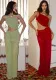 Women Sexy Mesh Ribbon Dress