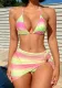 Women Gradient Bikini Three-Piece Swimsuit