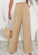 Women Casual Pocket wide-leg pants