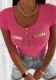 Women's solid color Round Neck zipper Ribbed top