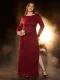 Plus Size Women's Round Neck Solid Color Long Dress