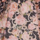 Summer Sweet Floral Strap Sleeveless A line Long Dress