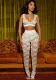 Women's Sexy Lace Two piece Fashion Pants Set