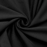 Women's Fashion Solid Color Slim Sexy Slit Long Dress