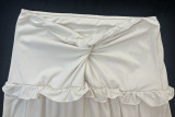 Summer Women's Fashion Sexy Halter Neck Top Low Waist Long Skirt Two piece Set