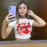 Women Summer Street Trend Round Neck Short-sleeved T-shirt