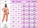 Plus Size Women Elegant Stretchy Hollow Wide Leg Jumpsuit