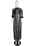 Women Sexy See-Through Mesh Breathable Casual Short-sleeved Shirt Dress