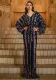 Women long-sleeved v-neck Bodycon sequins Formal Party Fishtail Evening Dress
