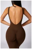 Women Sports Yoga Sleeveless Jumpsuits
