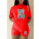 Women's T-shirt shorts sports two pieces Set