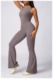 Women Sports Yoga Sleeveless Jumpsuits