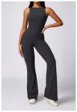 Women Sports Yoga Sleeveless Jumpsuits