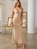 Sexy Sequin Strap Dress Women's Prom Evening Gown