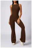 Women Sports Yoga Sleeveless Jumpsuits