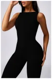 Women Sports Yoga Sleeveless Jumpsuits