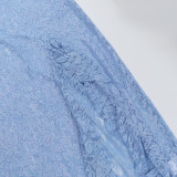 Women Holidays Lace See-Through Sexy Strap Dress