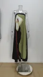 Women Spring sleeveless strapless sexy backless print dress