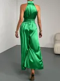 Women Formal Party Wide-leg Jumpsuit