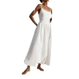 Women Spring elegant sexy Lace-Up Backless suspender dress
