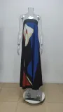 Women Spring sleeveless strapless sexy backless print dress